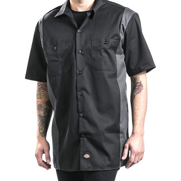 Dickies Other - Dickies Men's Short-Sleeve Two-Tone Work Shirt M XL